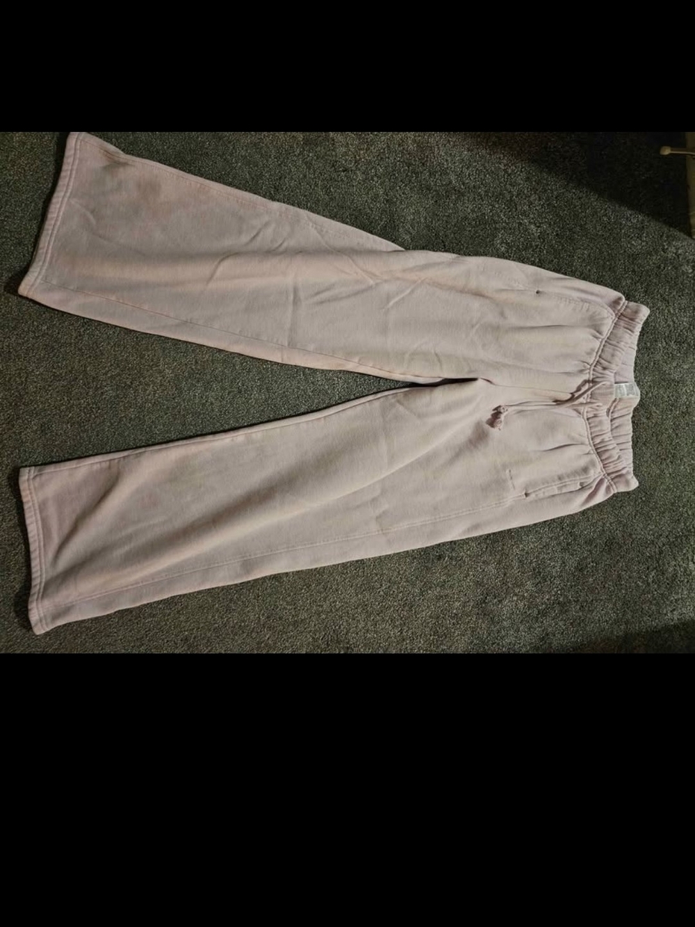 Garage Light Pink Wide-Leg Track Pants